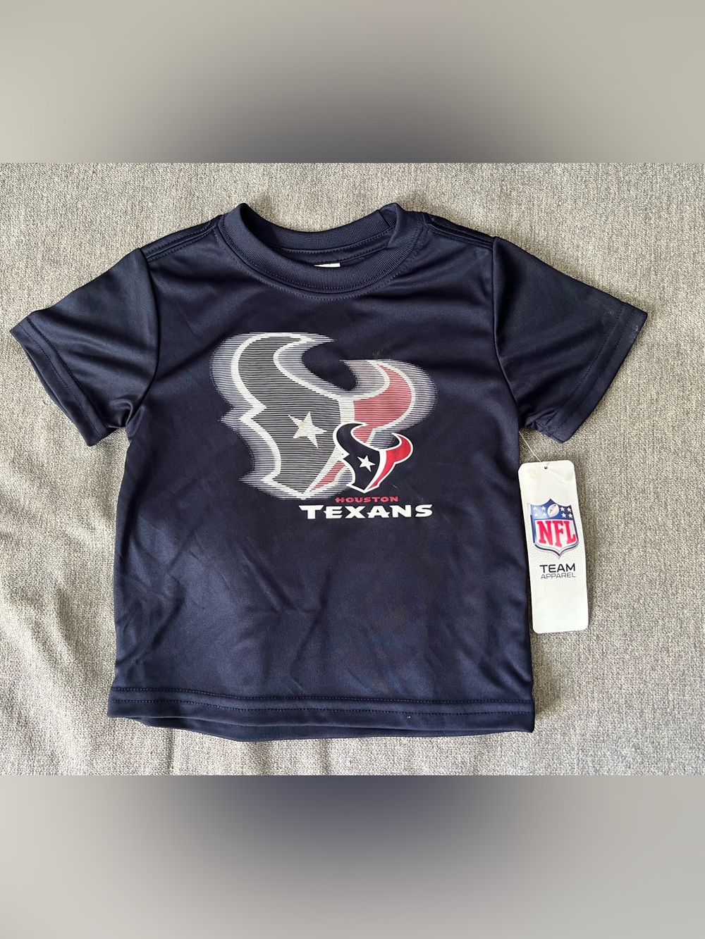 NFL Houston Texans Youth Navy Short Sleeve Tee with Team Logo